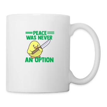 Peace Was Never An Option Goose Game - Mug - white - Right