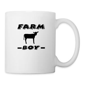 Ferme - Mug blanc - blanc - Droite