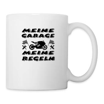 Garage - Tasse - Weiß - Rechts