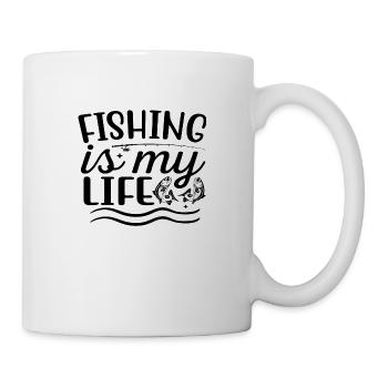 Fishing is my Life - Mug - white - Right