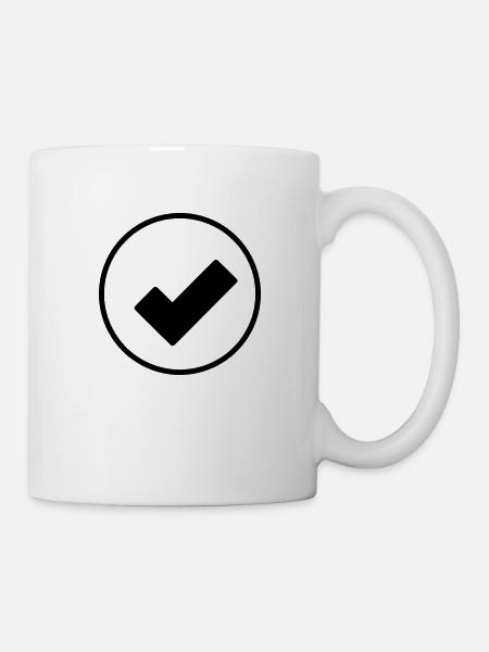 Hook Emoji Sketch Drawing - Mug - white