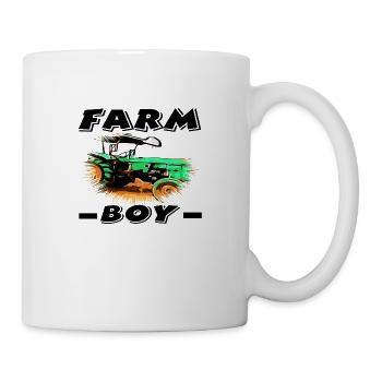 Ferme - Mug blanc - blanc - Droite