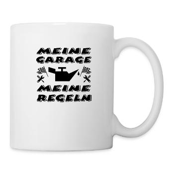 Garage - Tasse - Weiß - Rechts