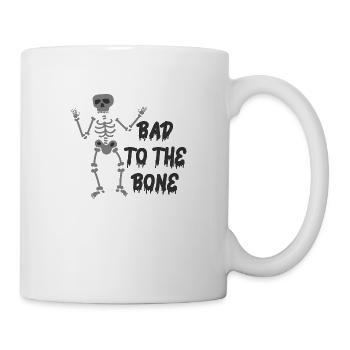 Skeleton Bad to the bone Halloween - Mug - white - Right