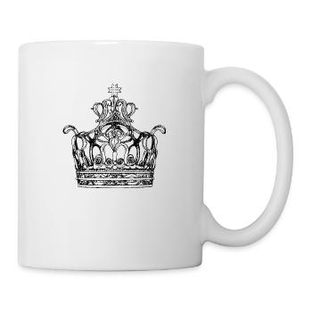 Roi héritier Reine Empereur Majesté - Mug blanc - blanc - Droite
