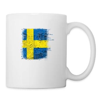 Schweden Schweden Wikinger Norden Skandinavien Mittsommer - Tasse - Weiß - Rechts