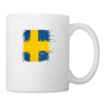 Schweden Schweden Wikinger Norden Skandinavien Mittsommer - Tasse - Weiß - Rechts