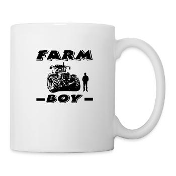 Ferme - Mug blanc - blanc - Droite