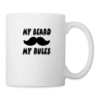 barbe - Mug blanc - blanc - Droite