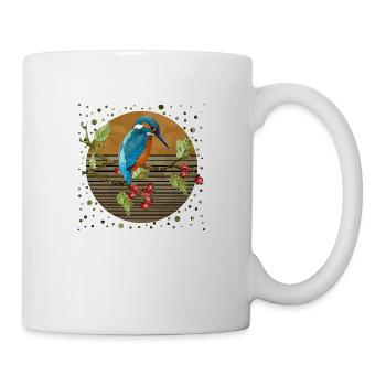 Colorful bird - Mug - white - Right
