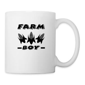 Ferme - Mug blanc - blanc - Droite
