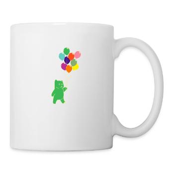 Birthday Gummy Bears Balloons Child Gift - Mug - white - Right