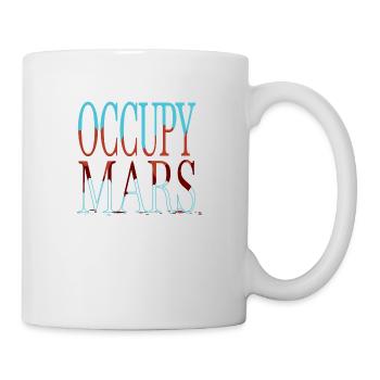 astrophysics spaceship birthday humor present - Tasse - Weiß - Rechts