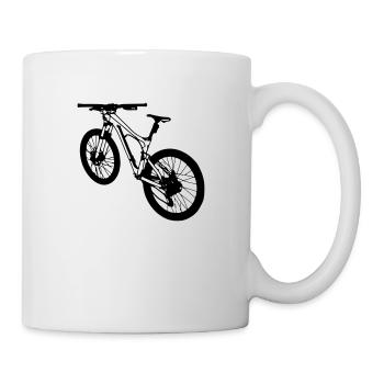 Vélo VTT Illustration Vector Cadeau - Mug blanc - blanc - Droite