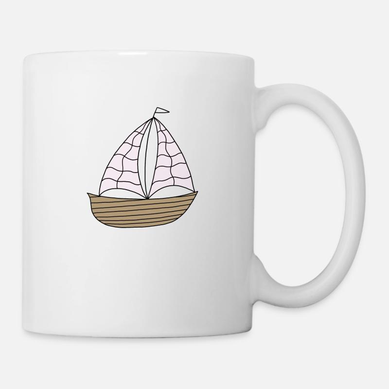 Segelboot - Tasse - Weiß