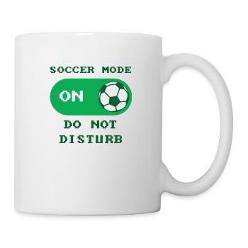 Fußball Modus eingeschaltet - Nicht stören Fan WM - Tasse - Weiß - Rechts