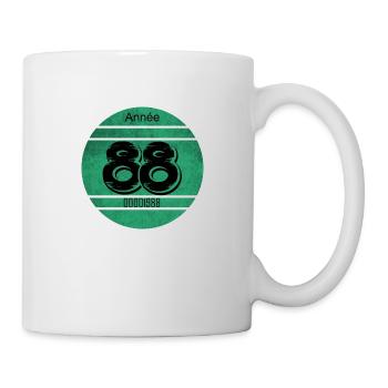 Vignette auto vintage 1988 - Mug blanc - blanc - Droite