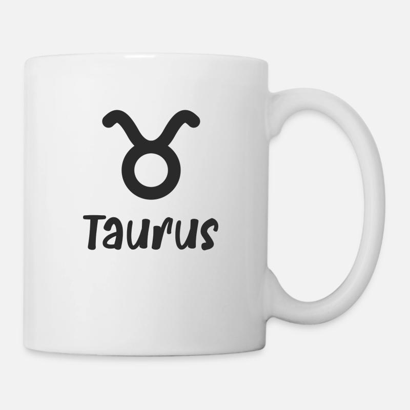 Stier Sternzeichen - Tasse - Weiß