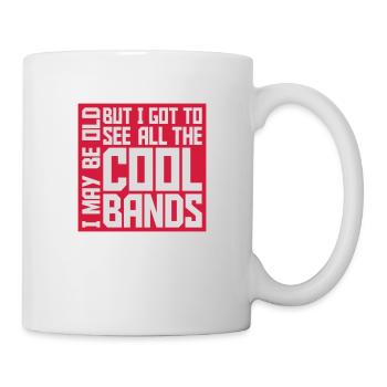Je suis peut-être vieux - Mug blanc - blanc - Droite