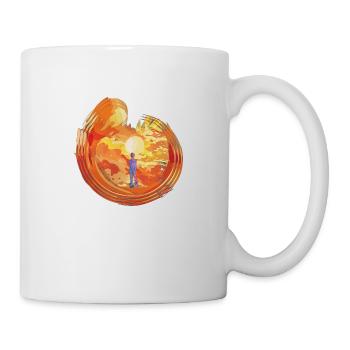 Man / Person / Man in Fireball - Mug - white - Right