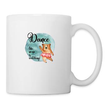 Dansez comme si personne ne regardait - Mug blanc - blanc - Droite