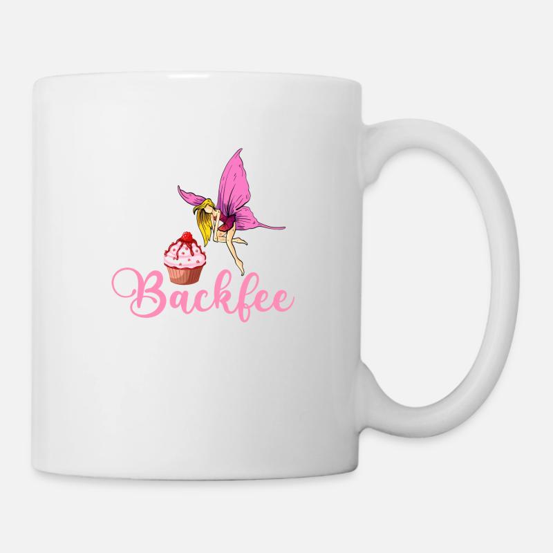 Backfee Bäckerin Torten Konditor - Tasse - Weiß