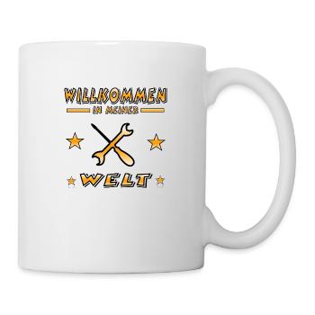 Auto - Tasse - Weiß - Rechts