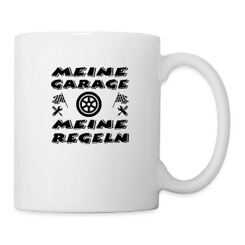Garage - Tasse - Weiß - Rechts