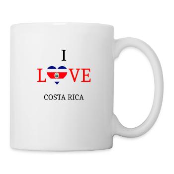 J’adore le Costa Rica. J’aime le Costa Rica - Mug blanc - blanc - Droite