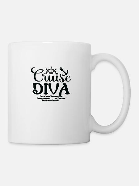 Cruise Diva - Tasse - Weiß