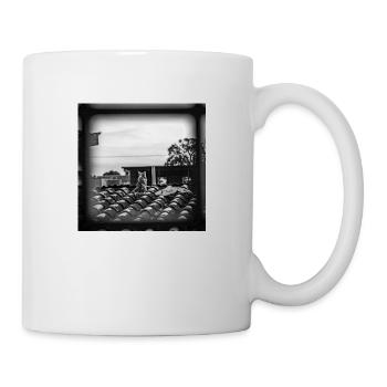 The cat on the roof - Mug - white - Right