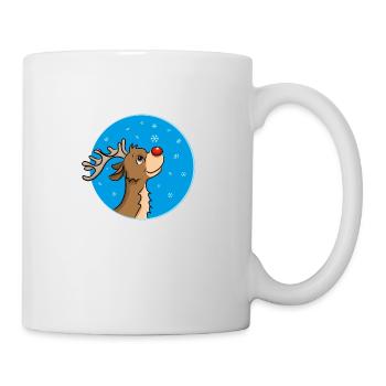 Rentier - Tasse - Weiß - Rechts