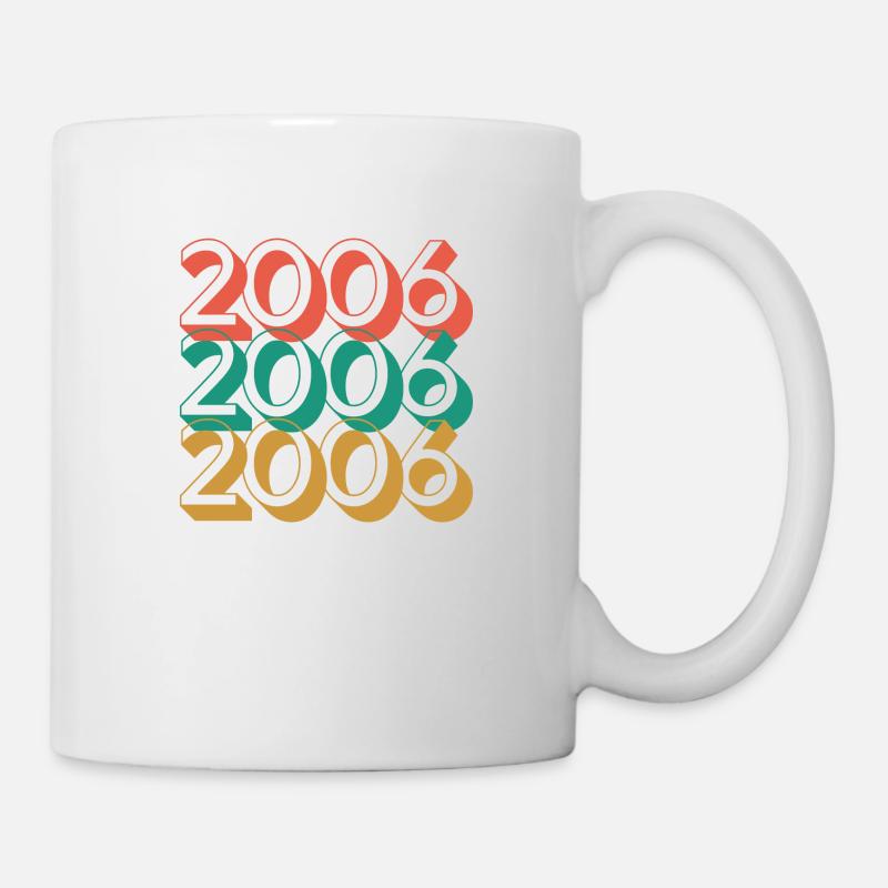 Anniversaire année 2006 / Vintage 2006 - Mug blanc - blanc