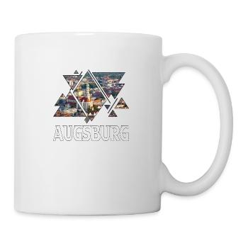 Augsbourg Allemagne Ville Skyline Home Love - Mug blanc - blanc - Droite