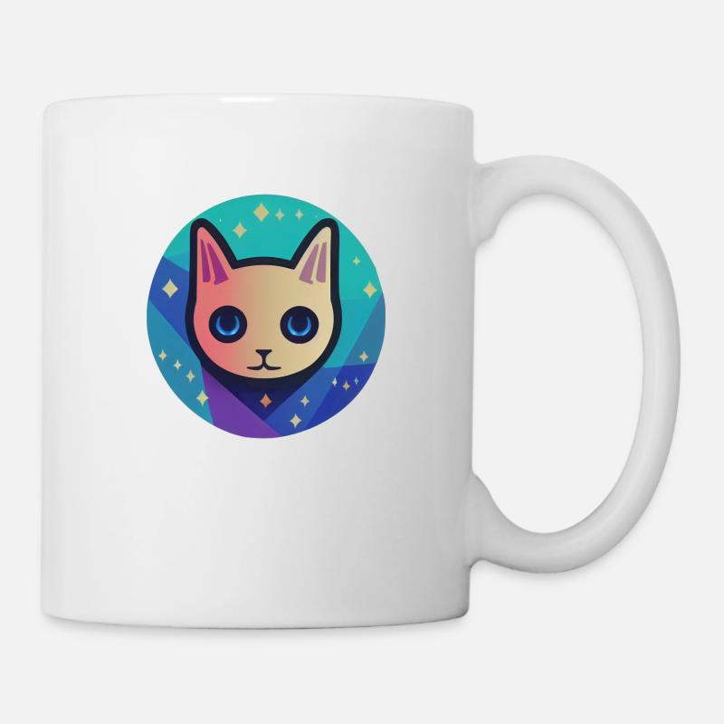 Astro Chat - Mug blanc - blanc