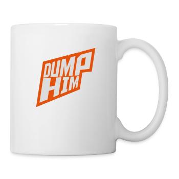 dump him quote logo - Mug - white - Right