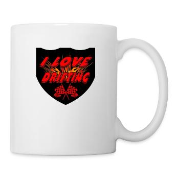 Voiture - Mug blanc - blanc - Droite