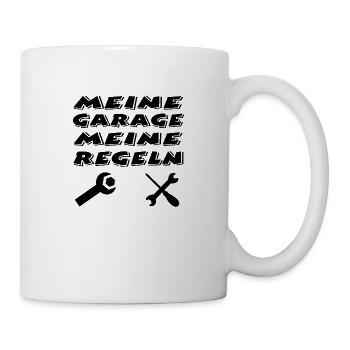 Garage - Tasse - Weiß - Rechts