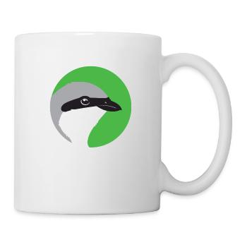 faunaberna Logo Neuntöter - Tasse - Weiß - Rechts