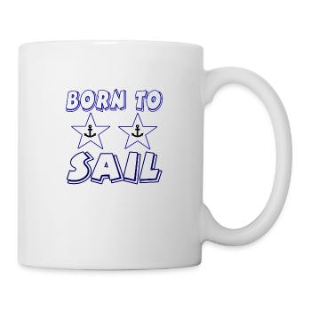 Segeln - Tasse - Weiß - Rechts