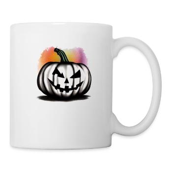 Halloween Spooky Pumpkin Lantern 19 - Mug blanc - blanc - Droite