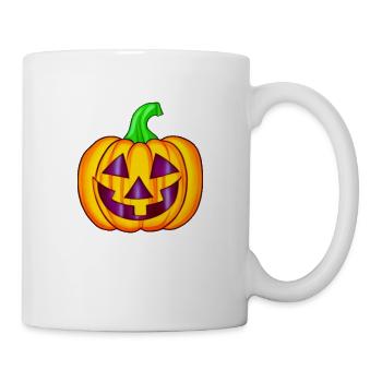 Halloween Spooky Pumpkin Lantern 16 - Mug - white - Right