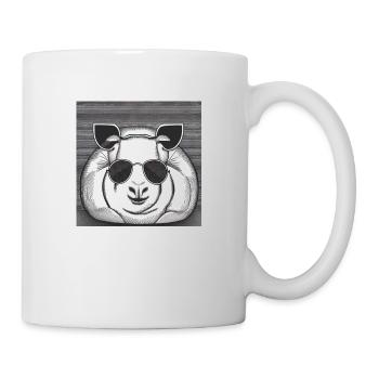 Guinea pig cool sunglasses funny design 10 - Mug - white - Right