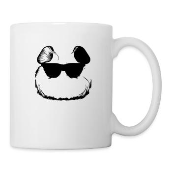 Guinea pig cool sunglasses funny vector 16 - Mug - white - Right