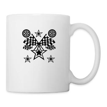 Auto - Tasse - Weiß - Rechts