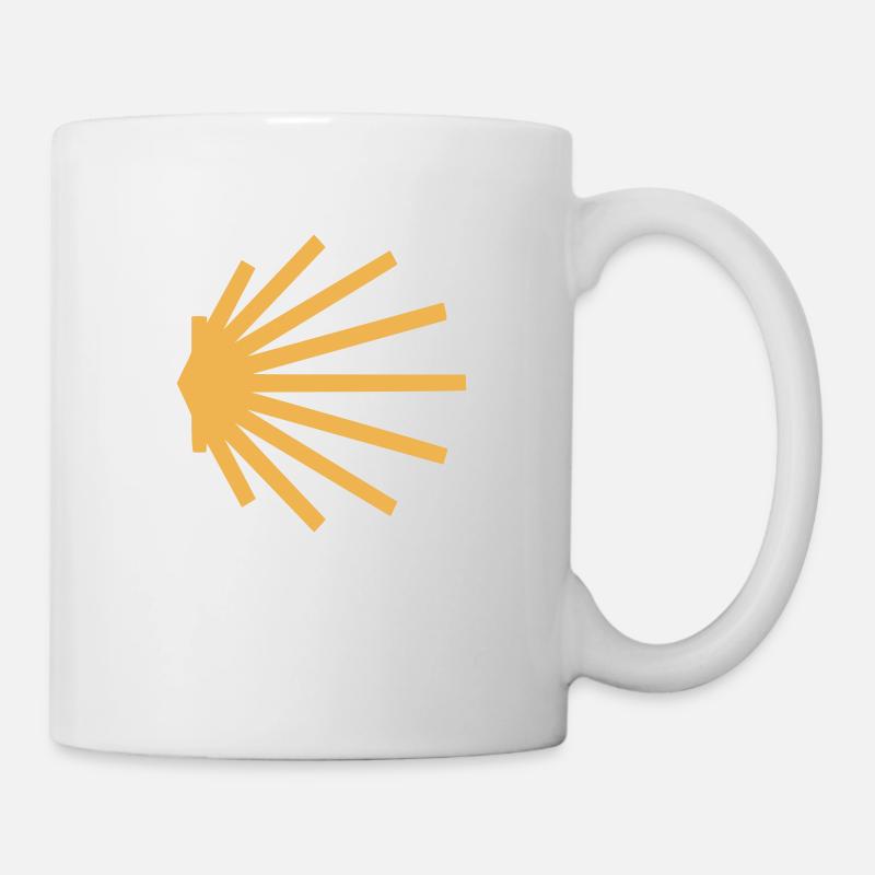 Chemin de Saint-Jacques-de-Compostelle - Mug blanc - blanc