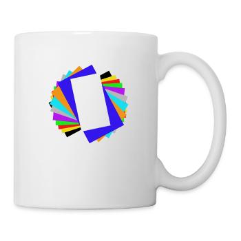 farbiges verschachteln - Tasse - Weiß - Rechts