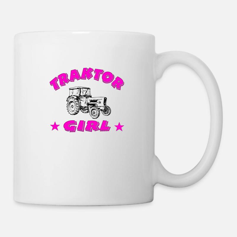 Traktor - Tasse - Weiß