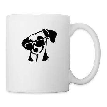 Dachshund Dog Dogs Sunglasses Cool Vector 8 - Mug - white - Right