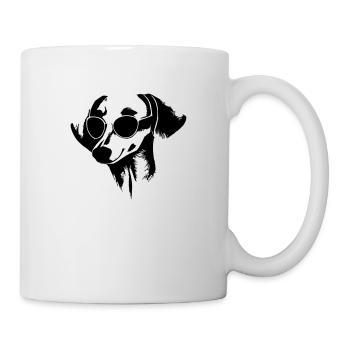 Dachshund Dog Dogs Sunglasses Cool Vector 7 - Mug - white - Right
